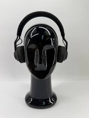 Adidas Wireless Sport Headphones Black Over Ear Tested Working No Charger
